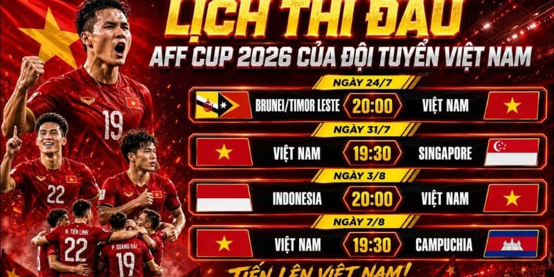 Thể thức tranh tài cùng những đổi mới đáng chú ý tại AFF CUP 2026 