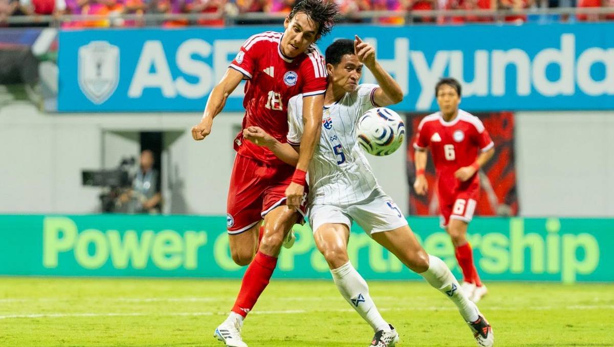 Singapore gặp bất lợi về tỉ số trước Thái Lan ở trận lượt về